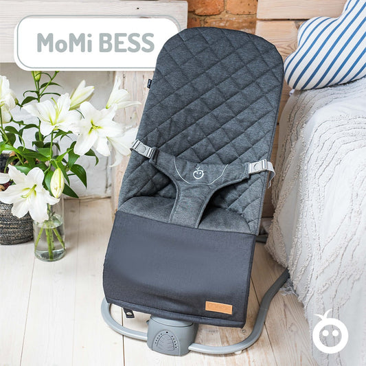 MoMi Bess baby swing light grey