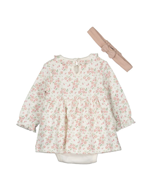 Blue Seven Baby Girls Dress with Bodysuit - Off White