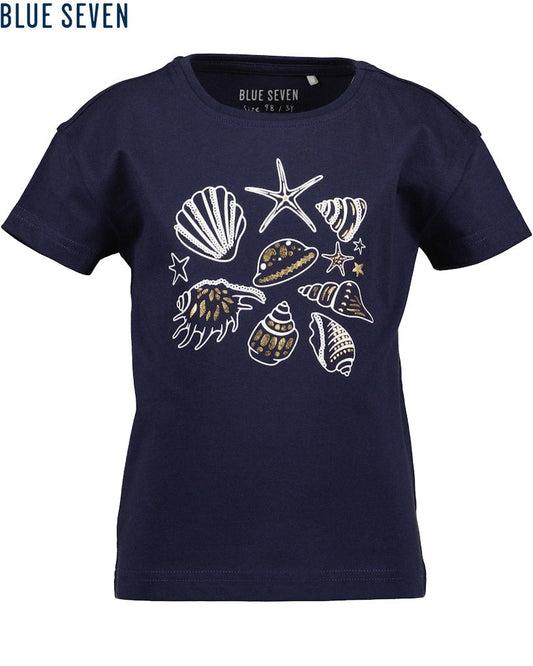 Girls Knitted T-Shirt – Blue Seven (702358)