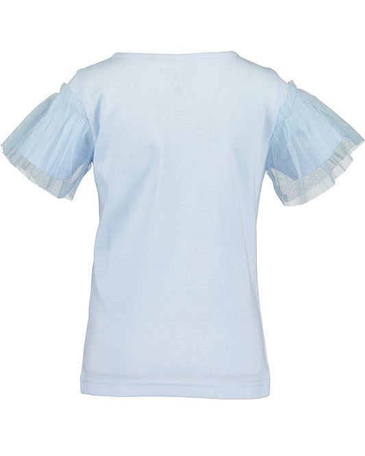 Girls Knitted T-Shirt – Blue Seven (702355)