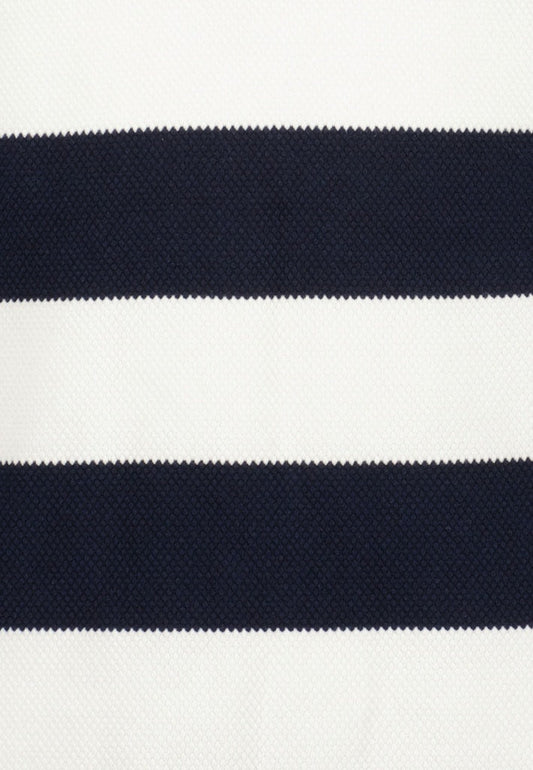 Boys Knitted Polo Shirt – Navy Blue