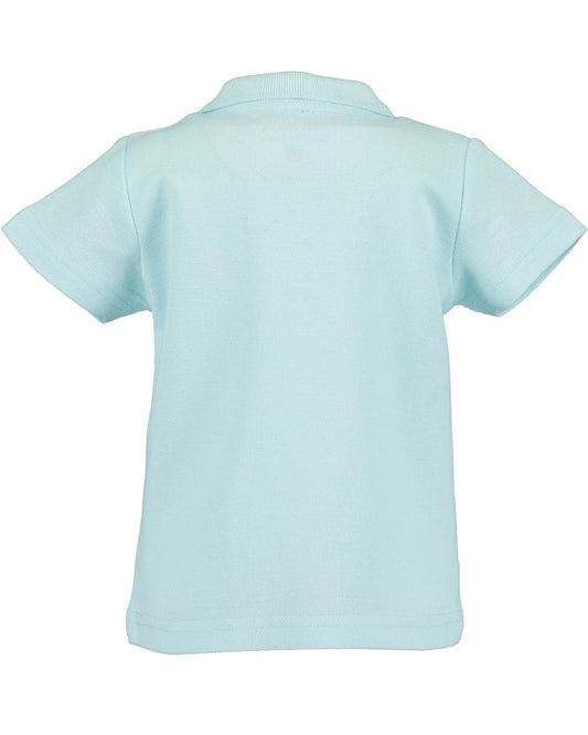 Mini boys knitted polo shirt