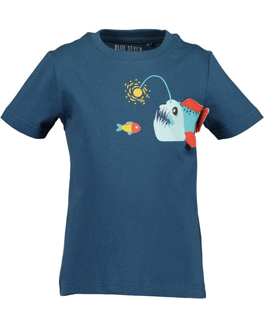 Boys Knitted T-Shirt – Blue Seven (802358)