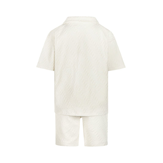 No Way Monday 2-Piece Loose Fit Set – Shirt & Shorts