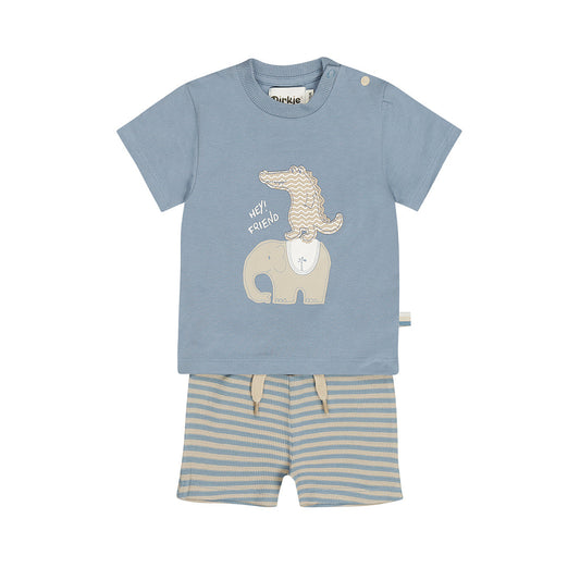 Baby 2-Piece Set – T-Shirt & Shorts | Blue