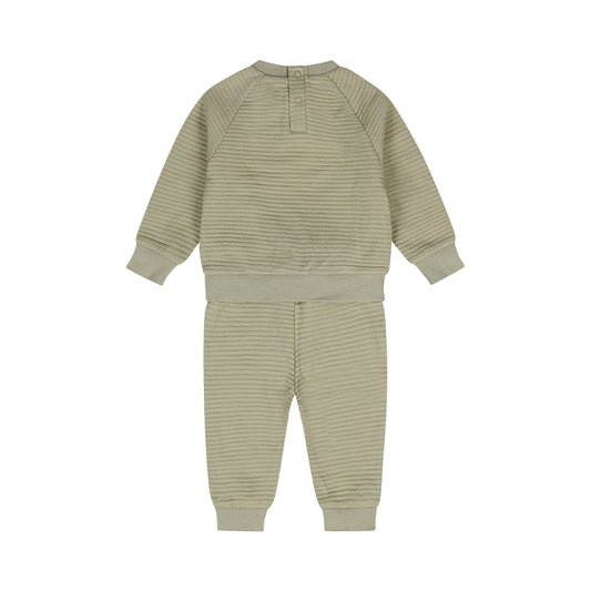 Baby Boys Two-Piece Cotton-Blend Set – Light Green