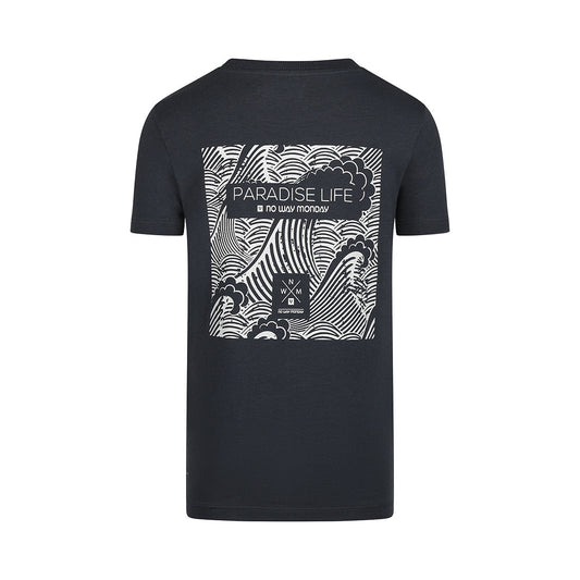 No Way Mon Boys Short-Sleeve T-Shirt – Steel Blue
