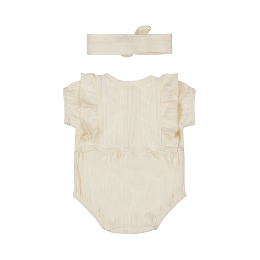 Baby Bodysuit Long Sleeve — Off White
