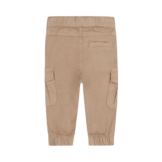 Kids Loose Fit Trousers — Brown