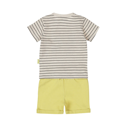 Baby 2-Piece Bodysuit Set — Light Yellow
