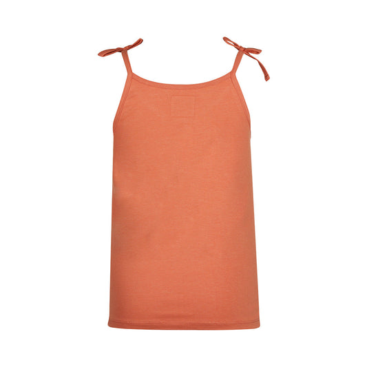 Kids Strappy Top – Rusty Orange