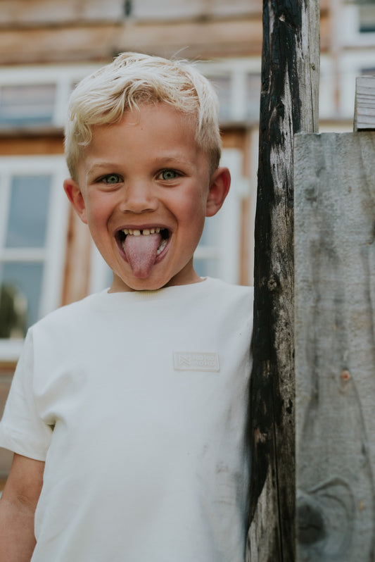 Boys Short Sleeve T-Shirt – Off White