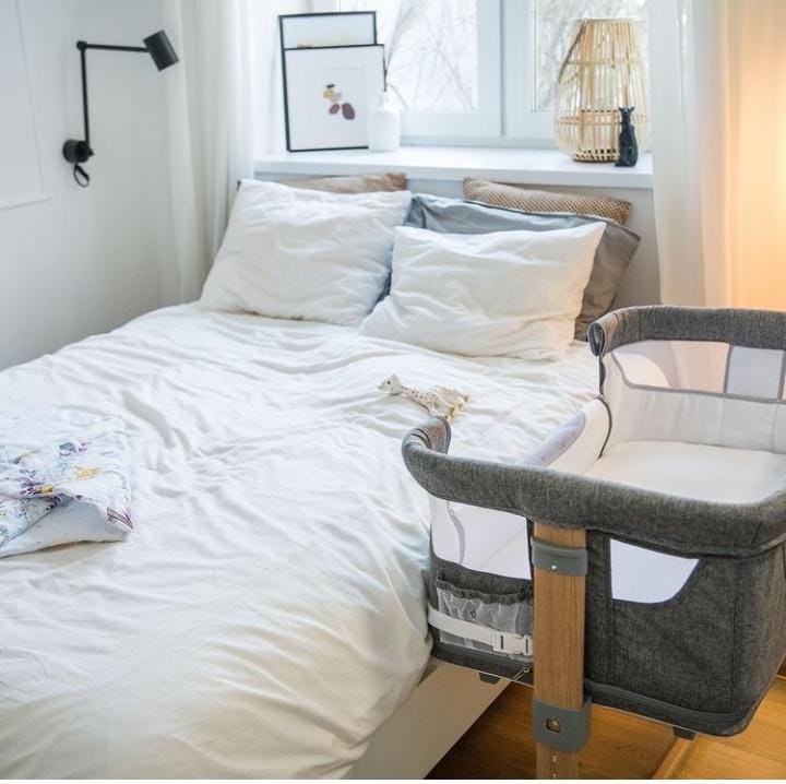 MoMI SMART BED baby crib 4in1 beige