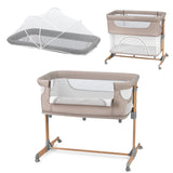 MoMI SMART BED baby crib 4in1 beige