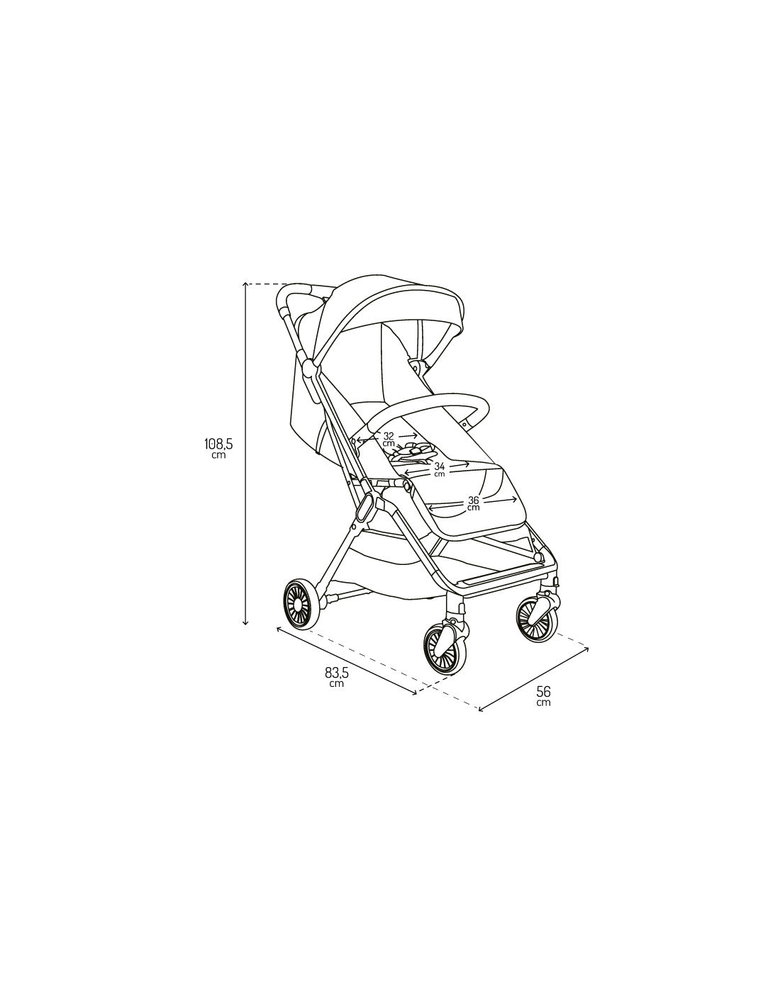 MOMI ANDREA SELF-FOLDING STOLLER