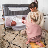 MoMI SMART BED baby crib 4in1 beige