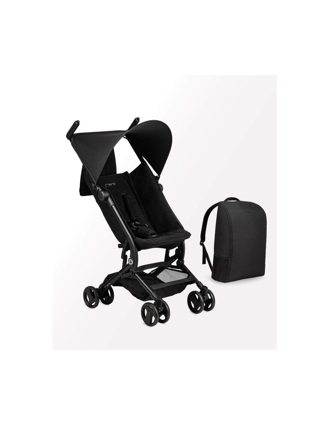 MoMi GRACE pocket stroller black