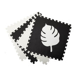 MoMi FELI 3D foam puzzle mat black (120 x 120 cm)