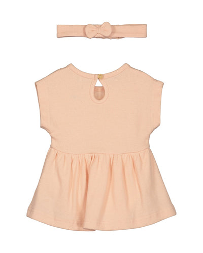 Baby Girls Body-Dress with Hair Band