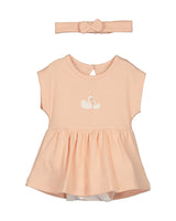 Baby Girls Body-Dress with Hair Band