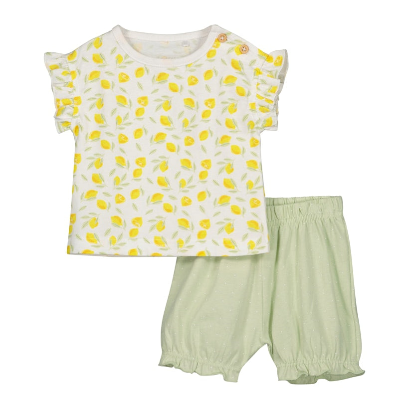 Baby girl shirt and shorts
