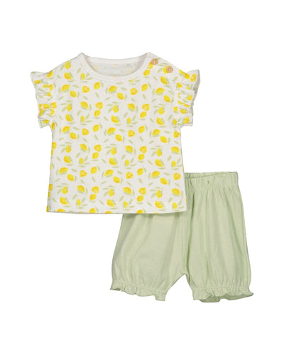 Baby girl shirt and shorts