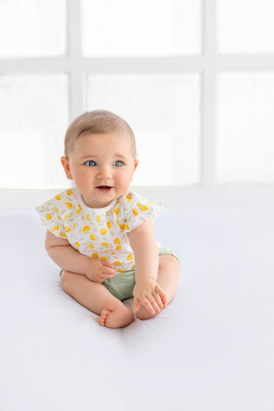 Baby girl shirt and shorts