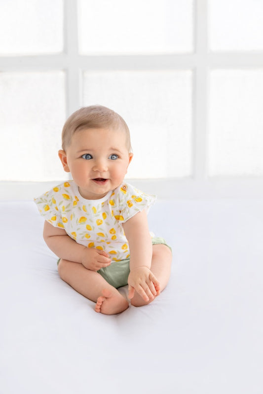 Baby girl shirt and shorts
