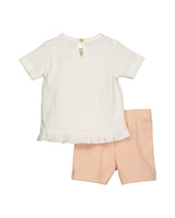 Baby girl shirt and shorts