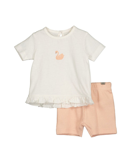 Baby girl shirt and shorts