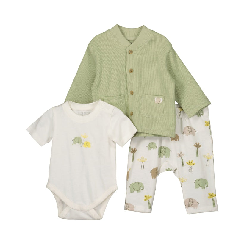 Baby boy body, pants and jacket
