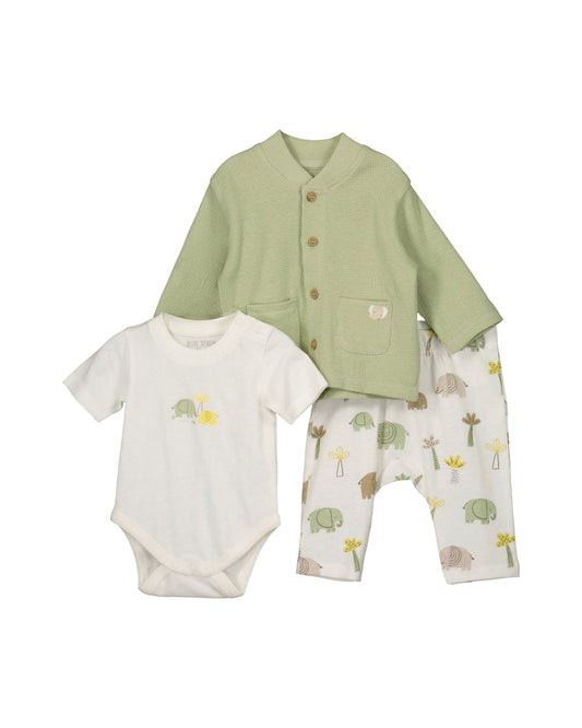 Baby boy body, pants and jacket