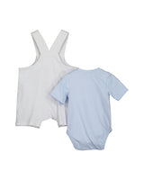 Baby boys body and bib shorts