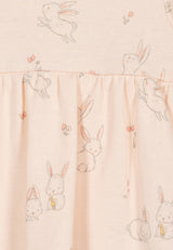 Blue Seven Baby Girls Dress with Bodysuit - Stone & Mauve