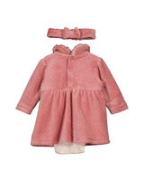 Blue Seven Baby Girls Dress with Bodysuit - Stone & Mauve
