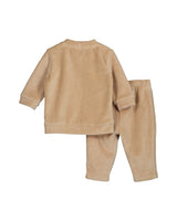 Blue Seven Unisex Baby Shirt & Pants Set - Camel