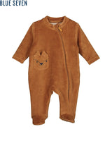 Blue Seven Baby Boys Romper - Nut & Fog