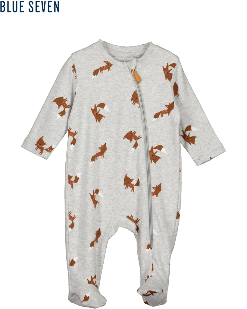 Blue Seven Baby Boys Romper - Nut & Fog