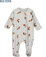 Blue Seven Baby Boys Romper - Nut & Fog