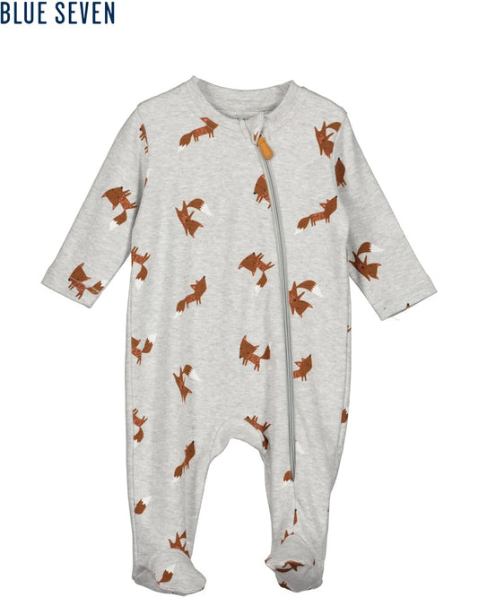 Blue Seven Baby Boys Romper - Nut & Fog
