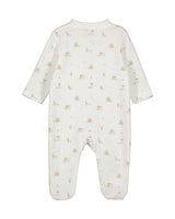 Blue Seven Unisex Baby Romper - Off White & Camel