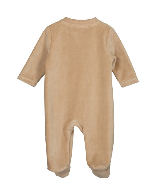 Blue Seven Unisex Baby Romper - Off White & Camel