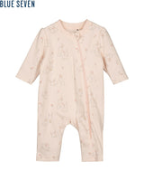 Blue Seven Baby Girls Romper - Stone & Mauve