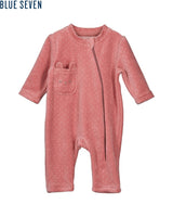 Blue Seven Baby Girls Romper - Stone & Mauve