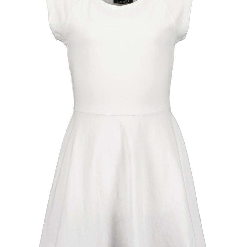 Girls Woven Dress – White
