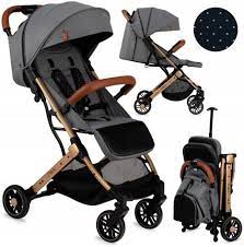 MoMi ESTELLE stroller gray-gold