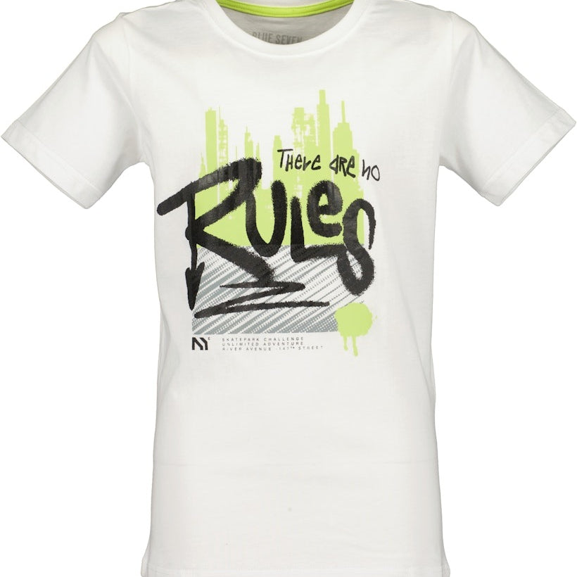 Boys Knitted T-Shirt – White