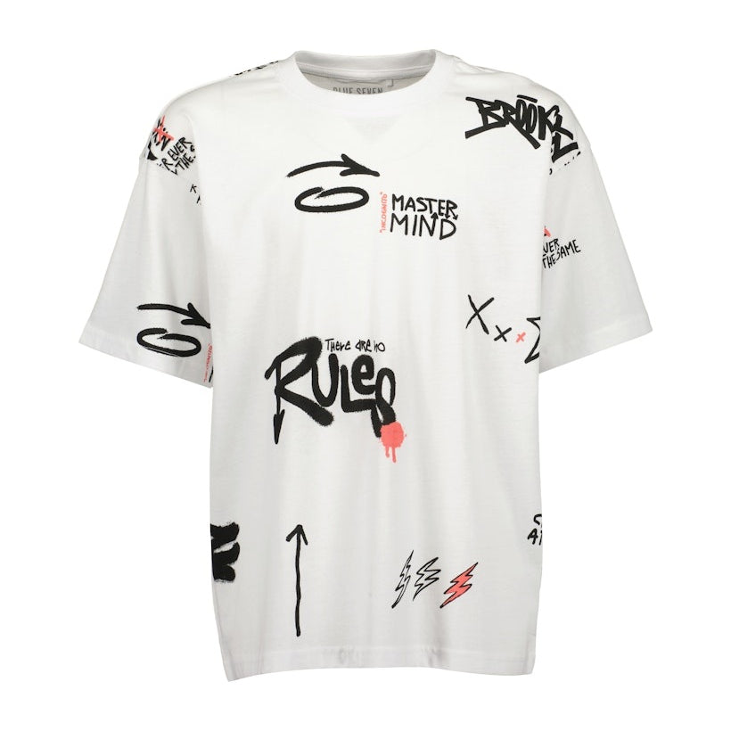 Boys Knitted T-Shirt – White