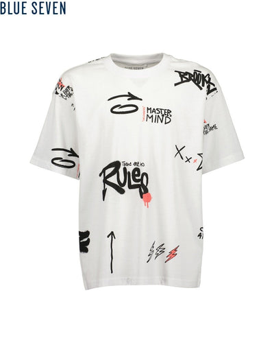 Boys Knitted T-Shirt – White