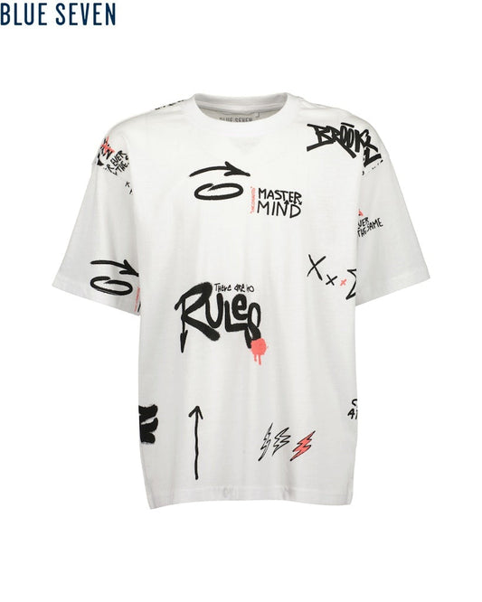 Boys Knitted T-Shirt – White